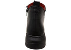 Tempo Womens European Comfort Leather Ankle Boots