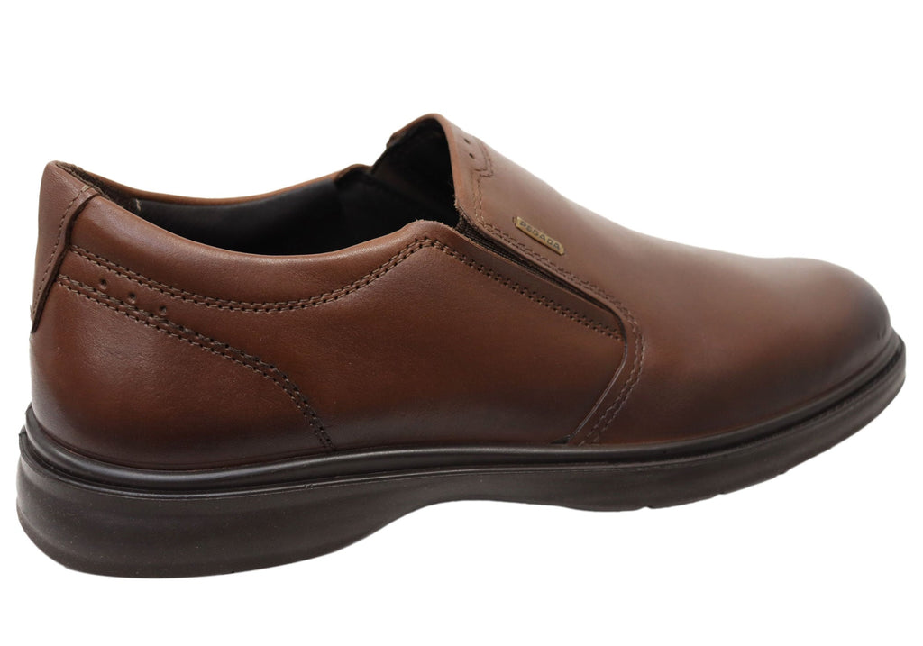 Calix Mens Slip On Comfortable Brazilian Leather Dress Shoes