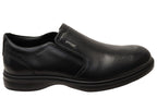 Calix Mens Slip On Comfortable Brazilian Leather Dress Shoes