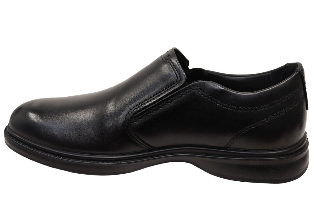 Calix Mens Slip On Comfortable Brazilian Leather Dress Shoes