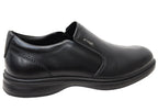 Calix Mens Slip On Comfortable Brazilian Leather Dress Shoes