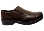 Daxton Mens Slip On Comfortable Brazilian Leather Dress Shoes