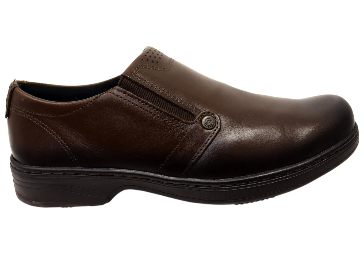 Daxton Mens Slip On Comfortable Brazilian Leather Dress Shoes
