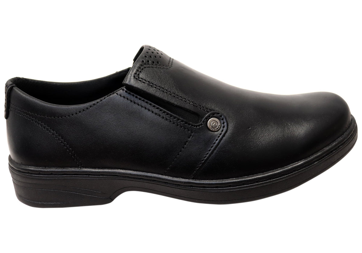 Daxton Mens Slip On Comfortable Brazilian Leather Dress Shoes