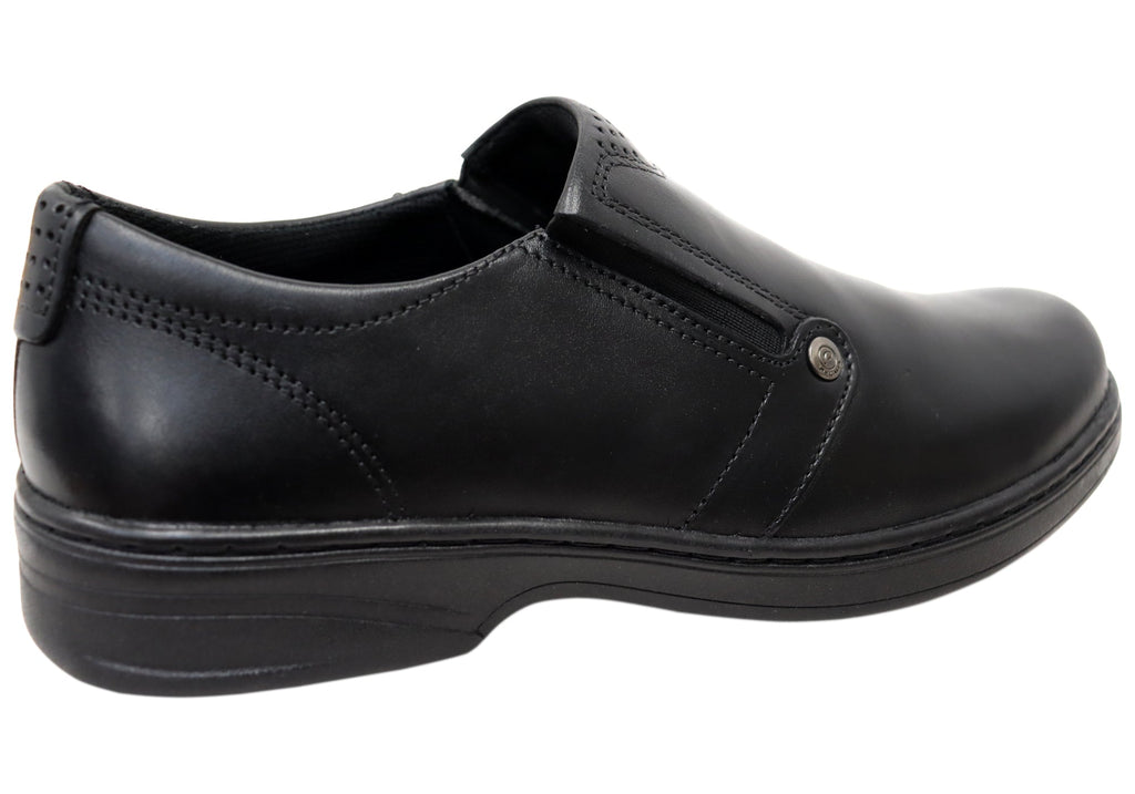 Daxton Mens Slip On Comfortable Brazilian Leather Dress Shoes