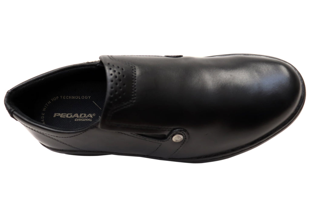 Daxton Mens Slip On Comfortable Brazilian Leather Dress Shoes