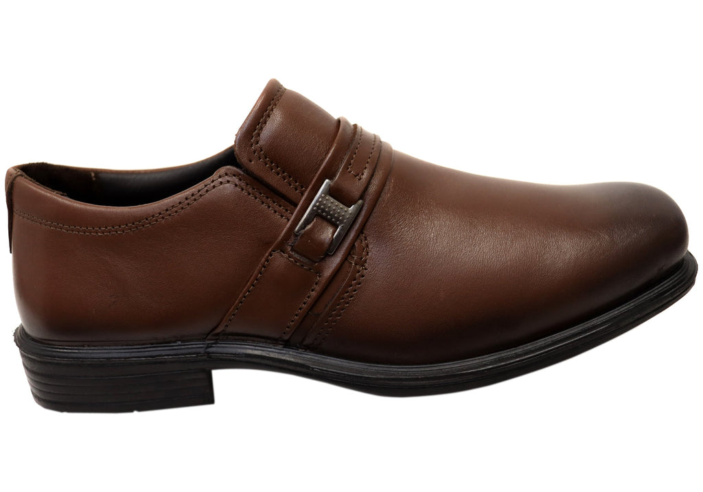 Declan Mens Slip On Comfortable Brazilian Leather Dress Shoes