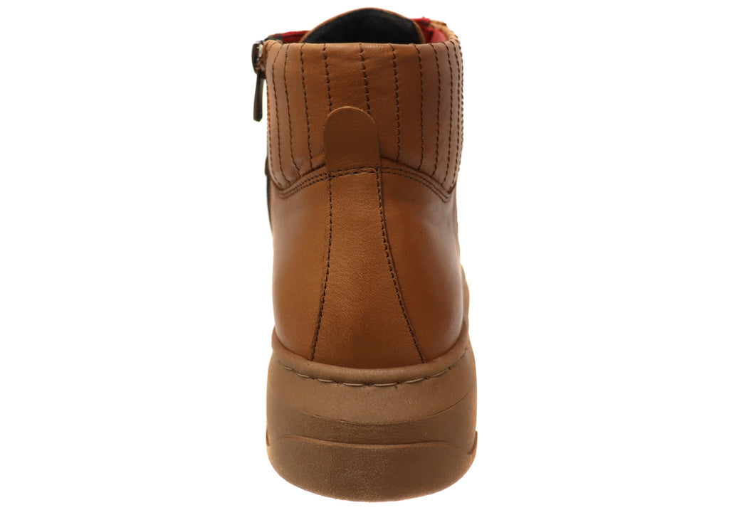 Avonbury Womens European Comfort Leather Ankle Boots