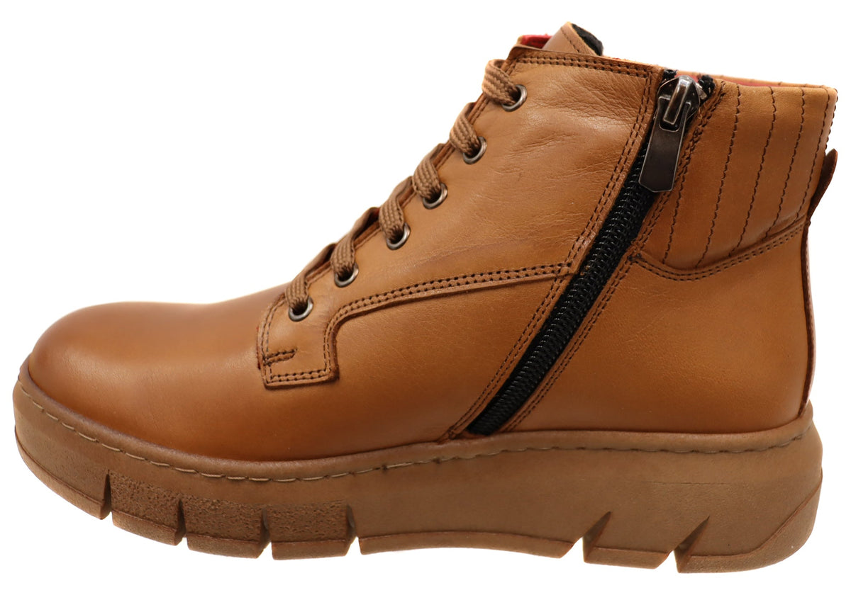 Avonbury Womens European Comfort Leather Ankle Boots