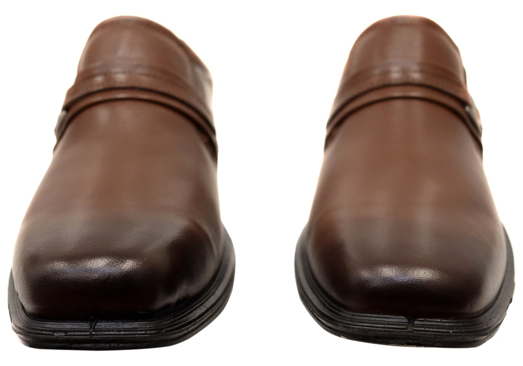 Declan Mens Slip On Comfortable Brazilian Leather Dress Shoes