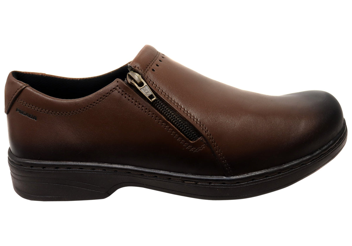 Zed Mens Comfortable Brazilian Leather Dress Shoes