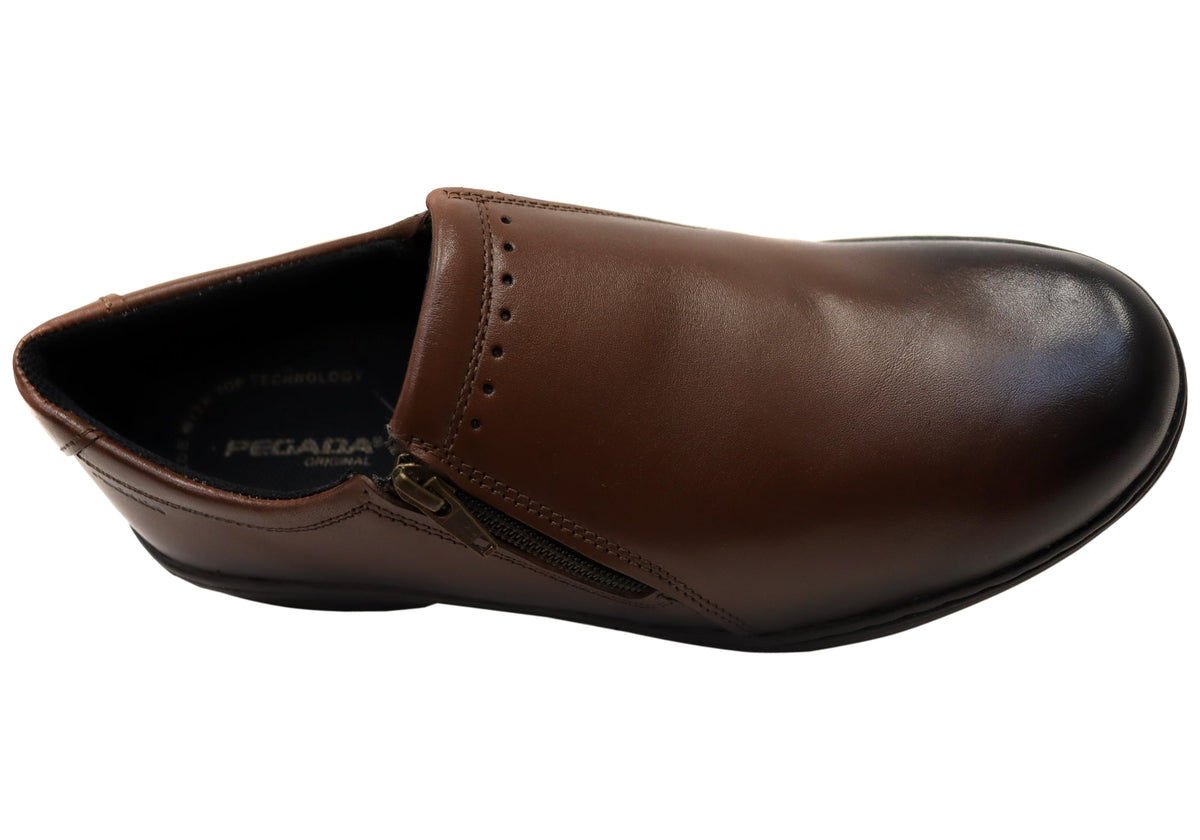 Zed Mens Comfortable Brazilian Leather Dress Shoes