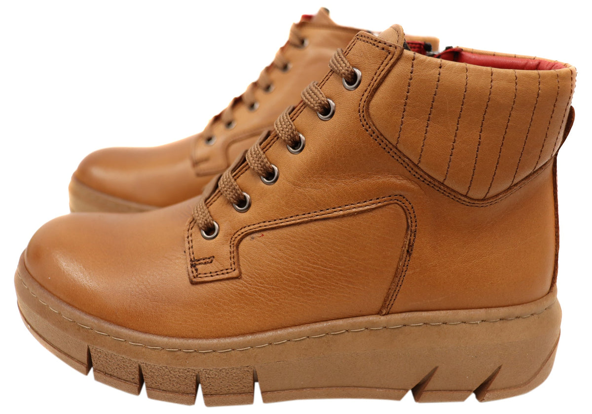Avonbury Womens European Comfort Leather Ankle Boots