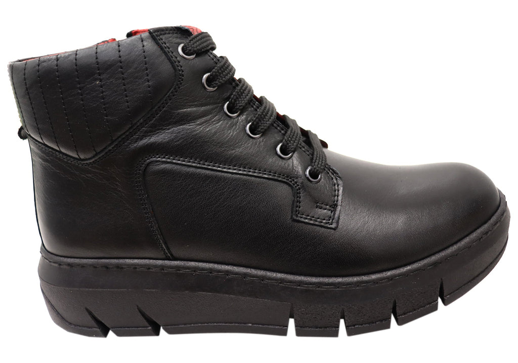 Avonbury Womens European Comfort Leather Ankle Boots