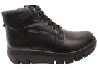 Avonbury Womens European Comfort Leather Ankle Boots