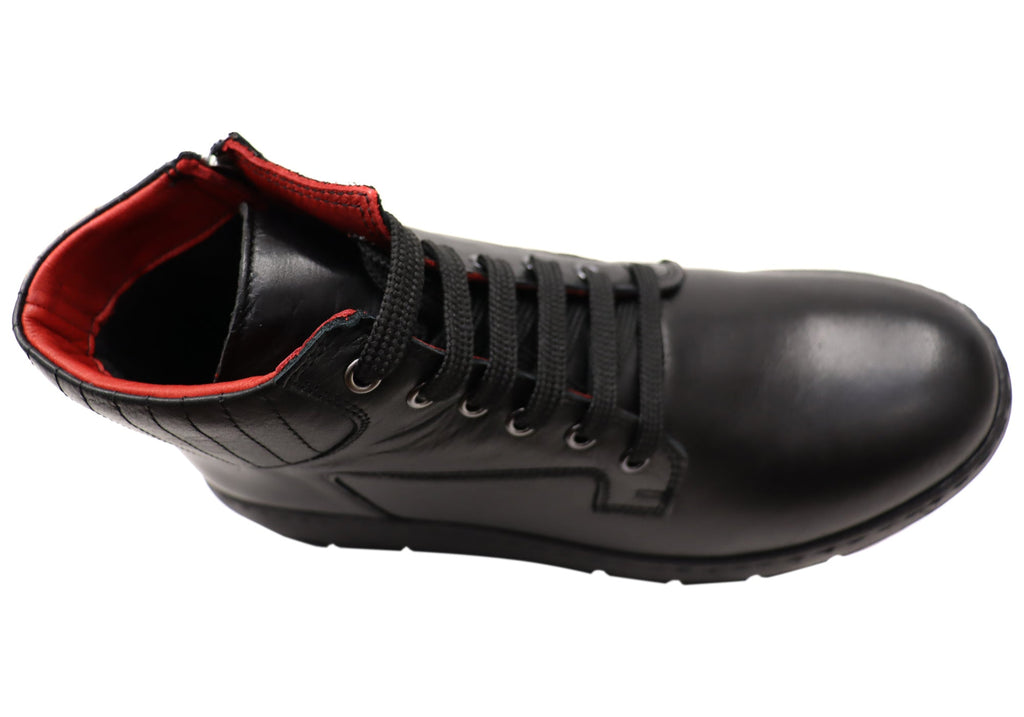 Avonbury Womens European Comfort Leather Ankle Boots