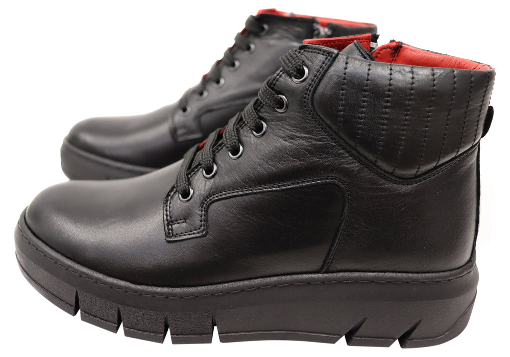 Avonbury Womens European Comfort Leather Ankle Boots