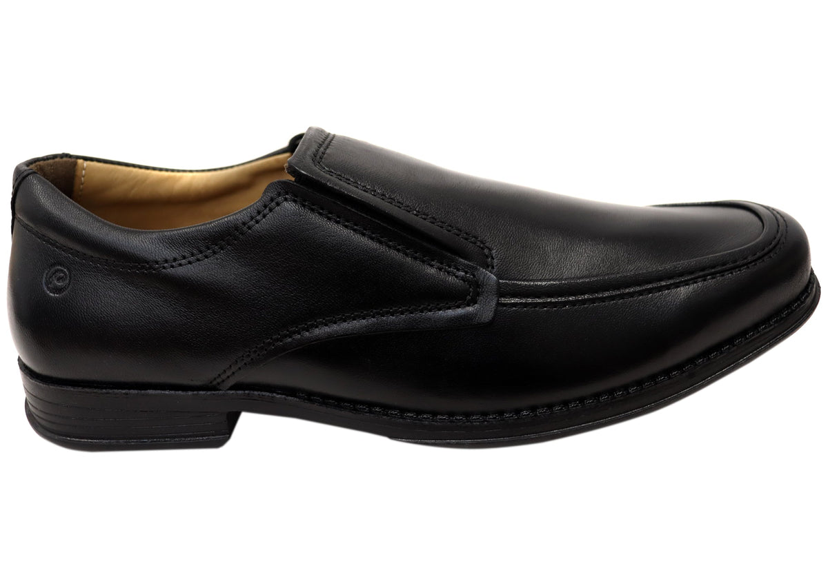 Kael Mens Slip On Comfortable Brazilian Leather Dress Shoes
