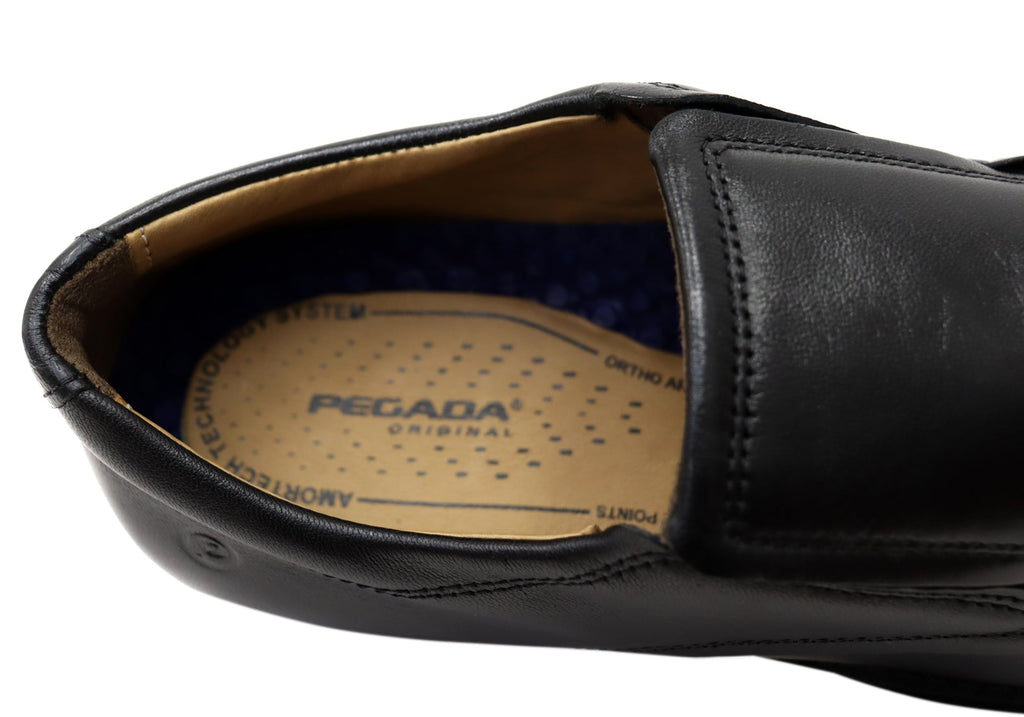 Kael Mens Slip On Comfortable Brazilian Leather Dress Shoes