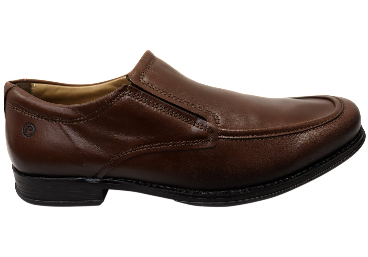 Kael Mens Slip On Comfortable Brazilian Leather Dress Shoes