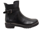 Hampton Womens European Comfortable Leather Ankle Boots