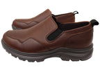 Alpe Mens Extra Wide Width Leather Comfortable Shoes
