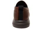 Alpe Mens Extra Wide Width Leather Comfortable Shoes