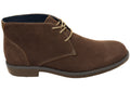 Terminal Mens Extra Wide Width Leather Suede Boots