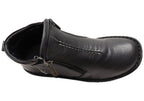 Luna Womens European Comfort Leather Ankle Boots