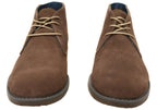 Terminal Mens Extra Wide Width Leather Suede Boots
