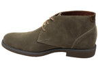 Terminal Mens Extra Wide Width Leather Suede Boots