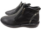 Luna Womens European Comfort Leather Ankle Boots