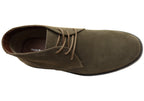 Terminal Mens Extra Wide Width Leather Suede Boots