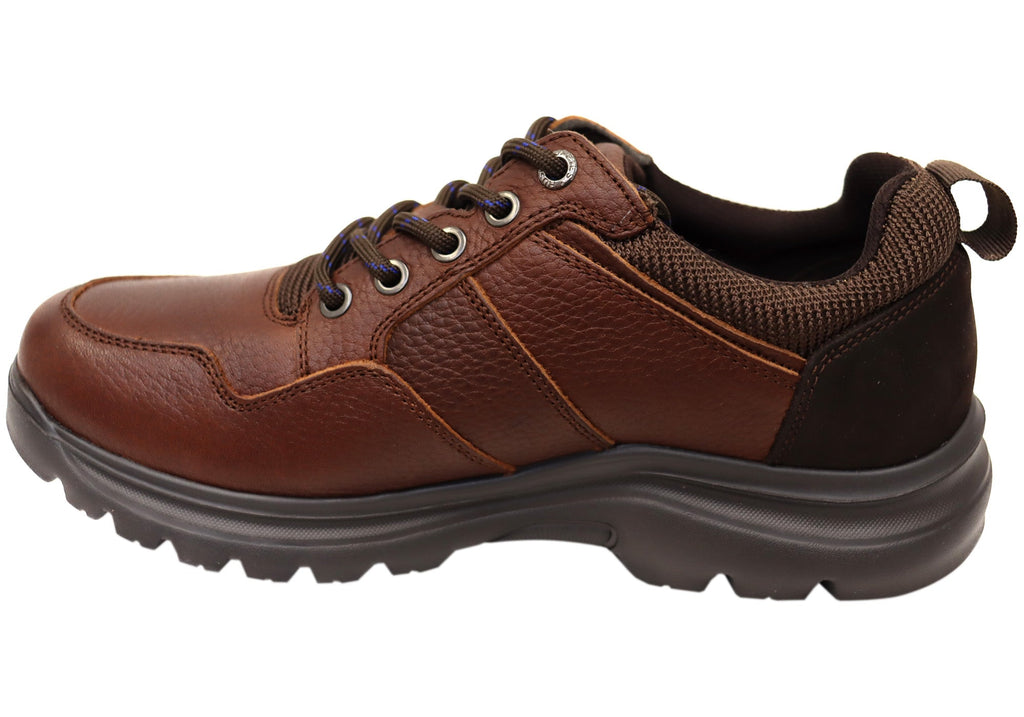 Atlas Mens Extra Wide Width Leather Comfortable Shoes