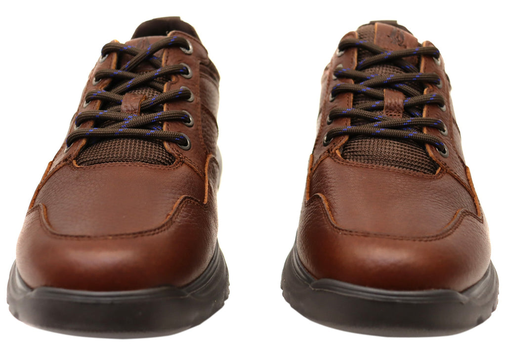 Atlas Mens Extra Wide Width Leather Comfortable Shoes