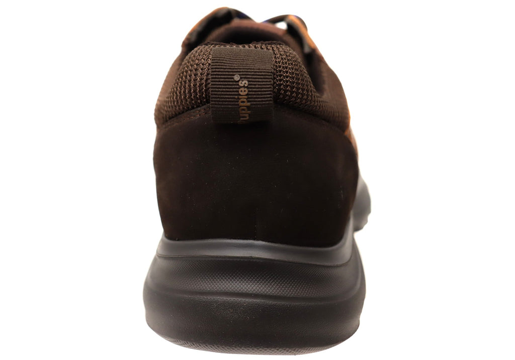 Atlas Mens Extra Wide Width Leather Comfortable Shoes