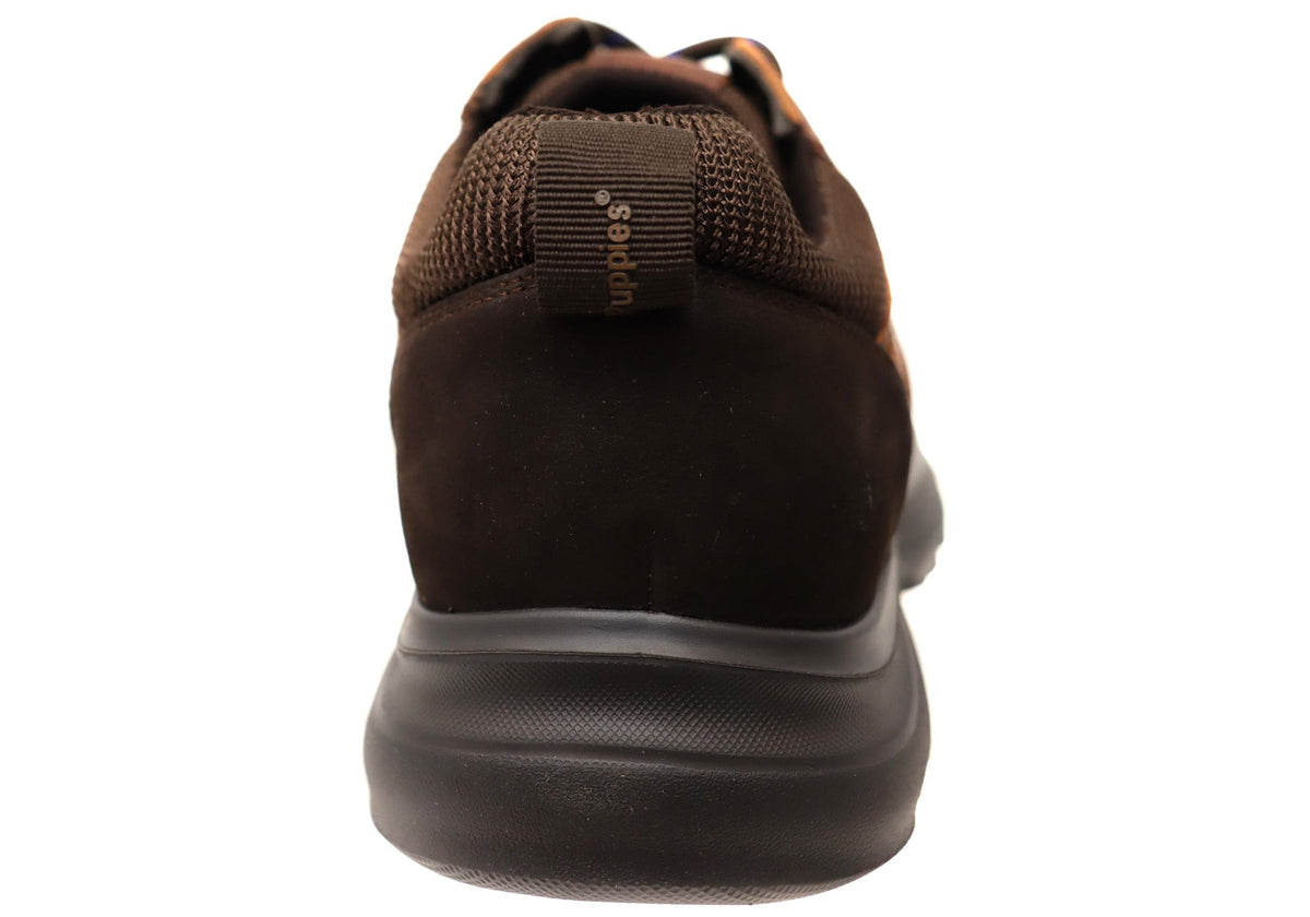 Atlas Mens Extra Wide Width Leather Comfortable Shoes