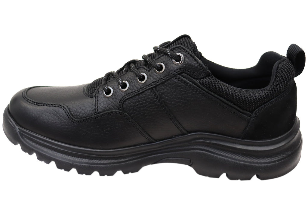 Atlas Mens Extra Wide Width Leather Comfortable Shoes