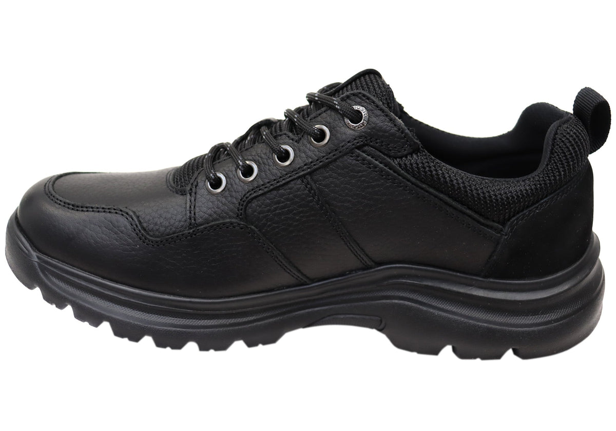 Atlas Mens Extra Wide Width Leather Comfortable Shoes
