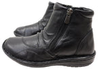 Talun Womens European Comfortable Leather Ankle Boots