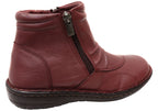 Talun Womens European Comfortable Leather Ankle Boots