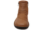 Talun Womens European Comfortable Leather Ankle Boots