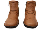 Talun Womens European Comfortable Leather Ankle Boots