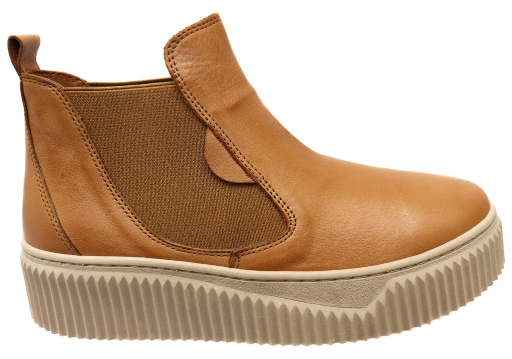 Maeva Womens European Comfortable Leather Ankle Boots