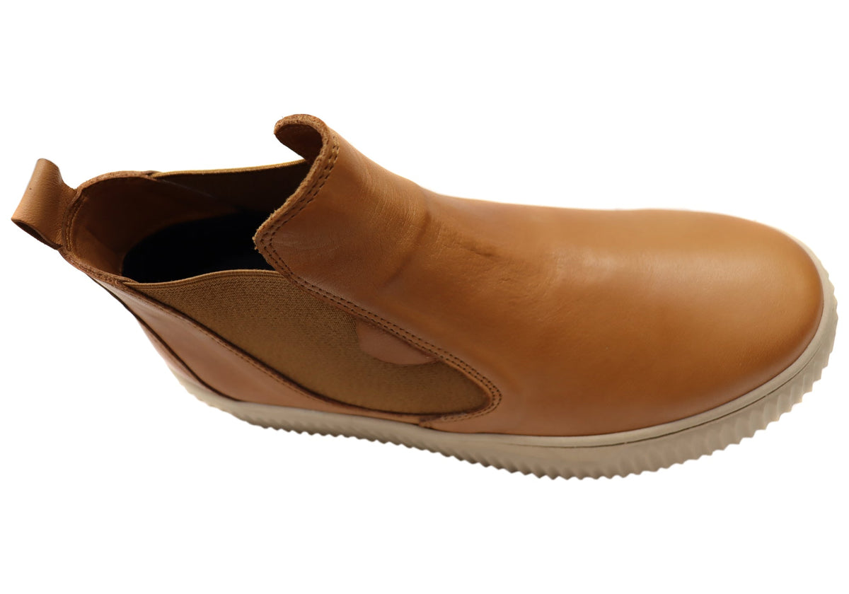 Maeva Womens European Comfortable Leather Ankle Boots