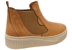Maeva Womens European Comfortable Leather Ankle Boots