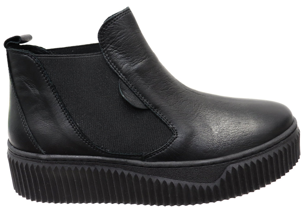 Maeva Womens European Comfortable Leather Ankle Boots