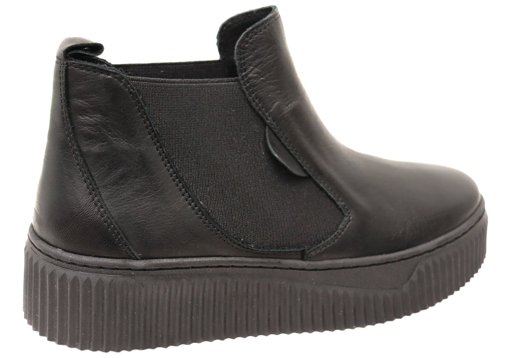 Maeva Womens European Comfortable Leather Ankle Boots