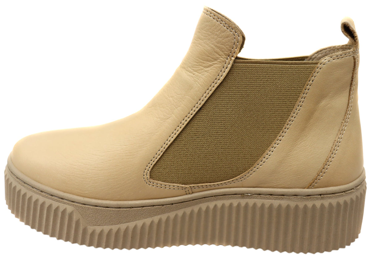 Maeva Womens European Comfortable Leather Ankle Boots