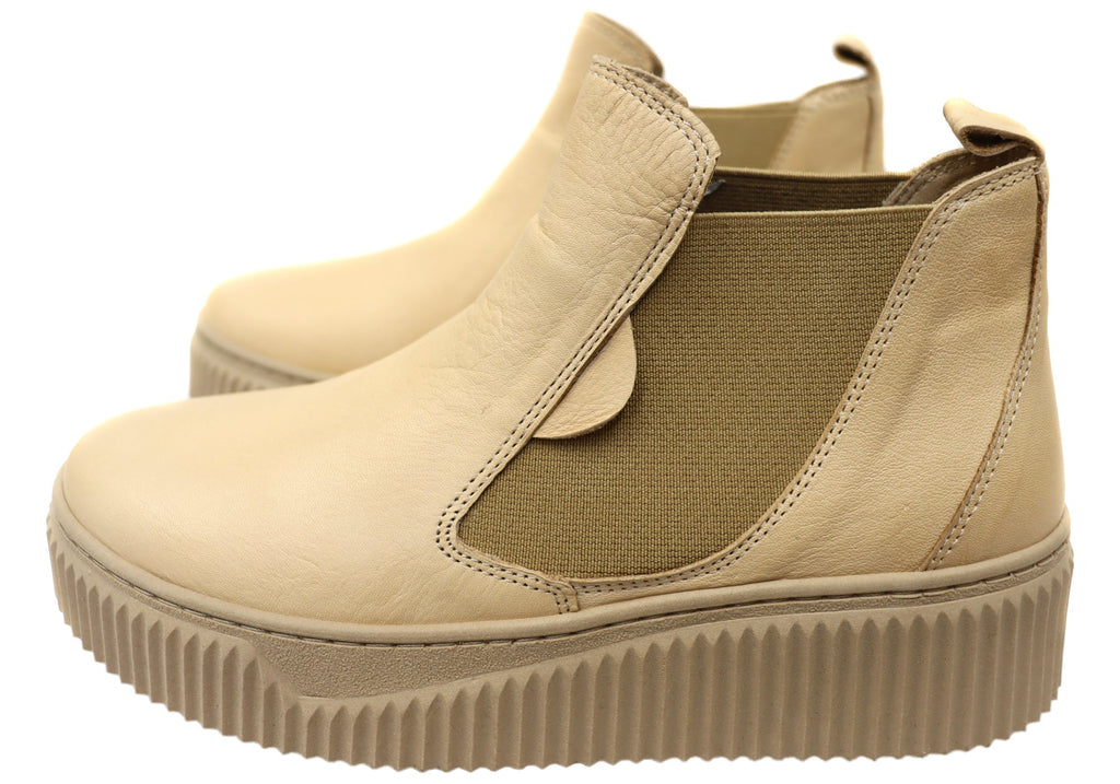 Maeva Womens European Comfortable Leather Ankle Boots